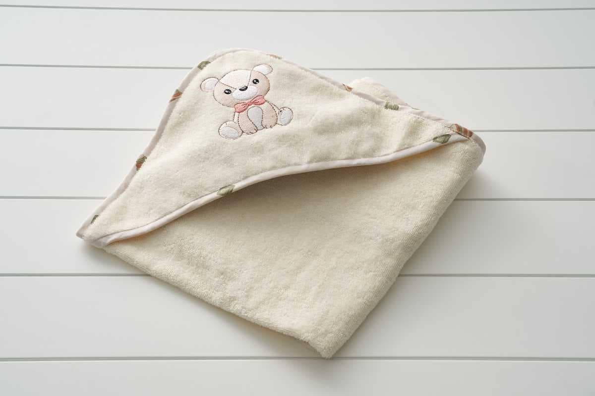 VESTA HOME Βρεφικό Μπουρνούζι Κάπα Berry