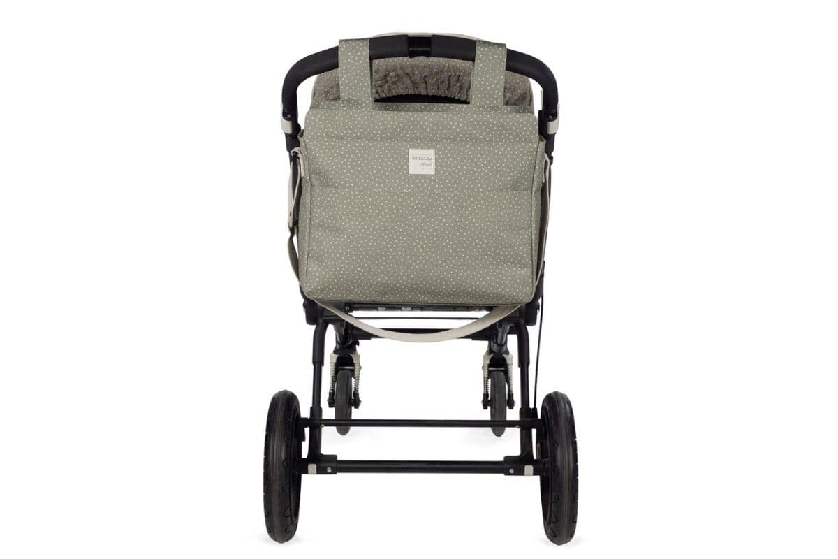 WALKING MUM Τσάντα Αλλαξιέρα Μαμάς Poppy Olive Πουά