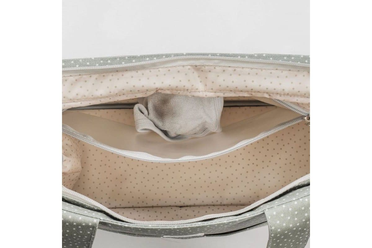 WALKING MUM Τσάντα Αλλαξιέρα Μαμάς Poppy Olive Πουά