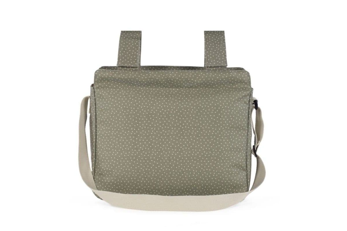 WALKING MUM Τσάντα Αλλαξιέρα Μαμάς Poppy Olive Πουά