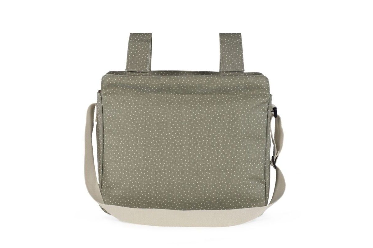 WALKING MUM Τσάντα Αλλαξιέρα Μαμάς Poppy Olive Πουά