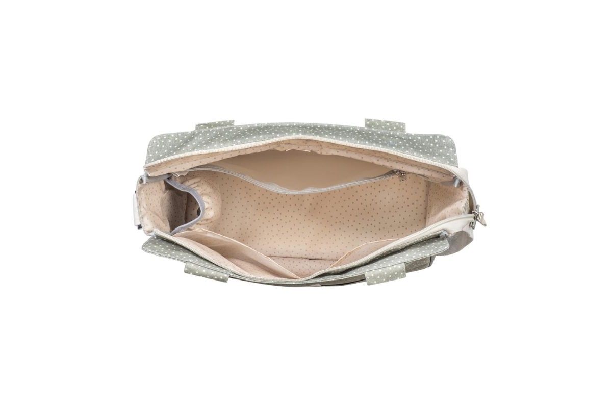 WALKING MUM Τσάντα Αλλαξιέρα Μαμάς Poppy Olive Πουά