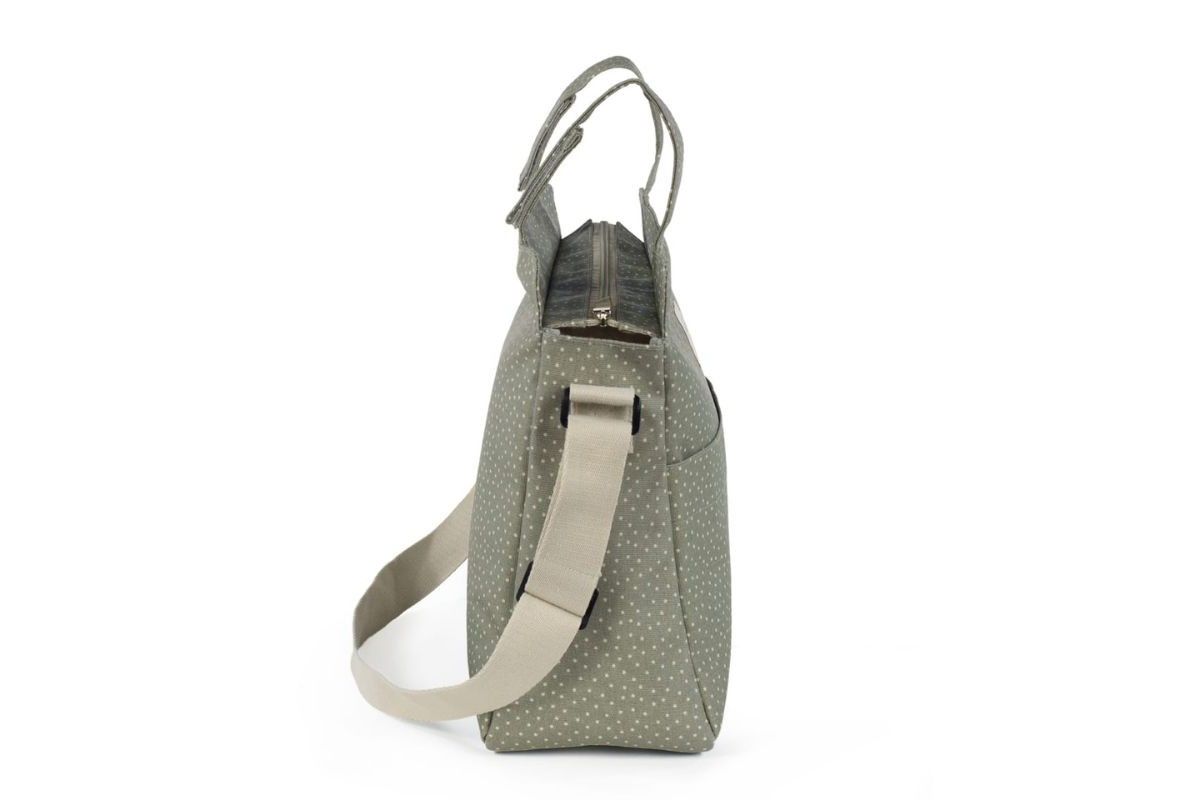 WALKING MUM Τσάντα Αλλαξιέρα Μαμάς Poppy Olive Πουά