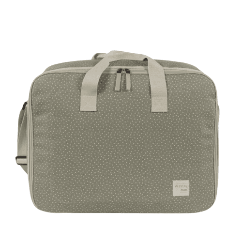 WALKING MUM Τσάντα Μαιευτηρίου Poppy Olive Πουά